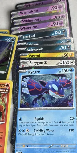 Pokemon Cosmo Holo Card Lot 30 W/ Dubs Sword &Shield Scarlet &Violet LP - Image 4