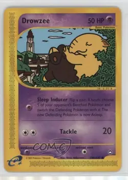 Drowzee Pokemon e-Card Series Aquapolis #74b 2003 - Image 1