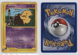 Drowzee Pokemon e-Card Series Aquapolis #74b 2003 - Image 3