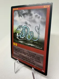 Blue #157 - Wyvern CCG Dragon Trading Card (1994 US Games TCG) Limited Rare - Image 5