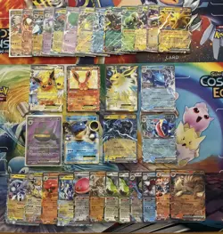 Pokemon Card Lot Full Art Alt Art Fire Flareon Jolteon Blastoise 33 Cards - Image 1