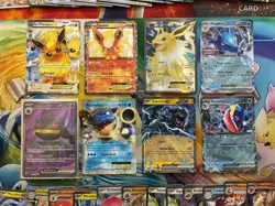 Pokemon Card Lot Full Art Alt Art Fire Flareon Jolteon Blastoise 33 Cards - Image 2