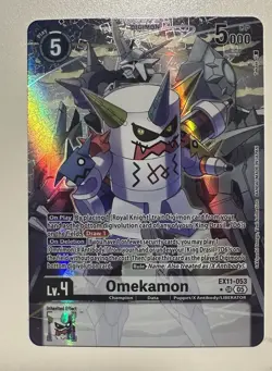 Digimon Card Game Omekamon EX11-053 SR Alternate Art NM - Image 1