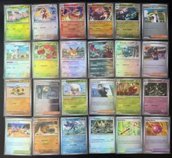 Pokemon TCG Huge Lot of 24 Prismatic Evolutions Pokeball Holo Cards All NM/M - Image 1