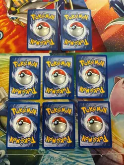 Vintage Pokemon Card Lot WOTC Holo Fire Blaine Vaporeon - Image 4