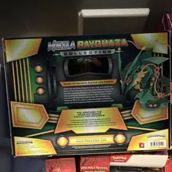 Pokemon Mega Rayquaza Collection Box English Promo Card & Figure - Image 2