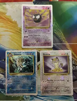 Vintage Pokemon Card Lot WOTC Reverse Holo Legendary Collection Fire Gastly - Image 1