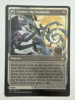 MTG Strixhaven Wandering Archaic Explore the Vastlands Card #006 - Image 1