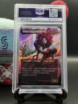 Kuja, Genome Sorcerer (Borderless Surge Foil) - #544 - Final Fantasy - PSA 10 - Image 2