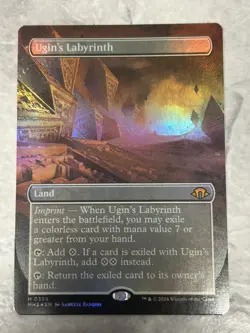 MTG Ugin's Labyrinth Borderless Mythic Modern Horizons 3 #359 NM Foil - Image 1