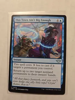 This Town Ain't Big Enough - Outlaws of Thunder Junction - LP - Uncommon - MTG - Image 1