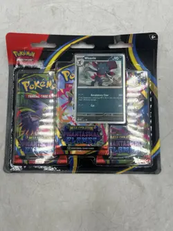 Pokemon Phantasmal Flames Weavile 3-Pack Booster Factory Sealed - Image 1