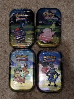 Ascended Heroes Mini Tin Pack Lot Of 4 Pokemon New Sealed - Image 1