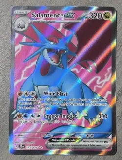 SALAMENCE EX - #177/159 - Pokemon TCG Journey Together FULL ART Holo NM - Image 1