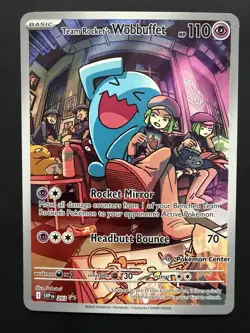 Team Rocket's Wobbuffet Pokemon Center Exclusive - Scarlet & Violet Promo NM/M - Image 1