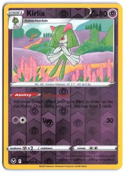 Kirlia 068/195 - SWSH12: Silver Tempest Reverse Holo NM Pokemon TCG - Image 1