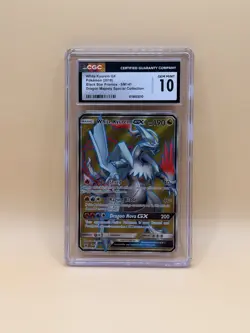 POP 10 Pokemon White Kyurem GX Black Star Promo SM141 Holo CGC 10 Dragon Majesty - Image 1