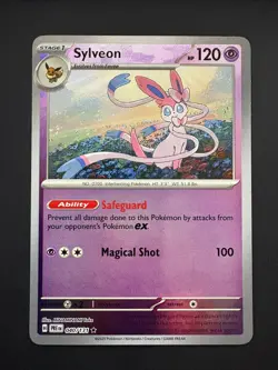 Sylveon (Master Ball Pattern) 040/131 Pokemon Prismatic Evolutions Near Mint NM - Image 1