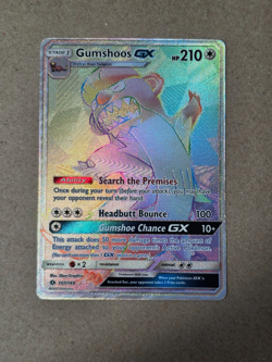 Gumshoos GX 157/149 Secret Rainbow Rare Sun & Moon Near Mint Pokemon TCG - Image 1