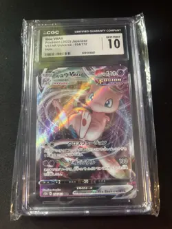 Pokemon Mew VMAX 054/172 S12a VSTAR Universe Triple Rare Holo CGC 10 Japanese - Image 1
