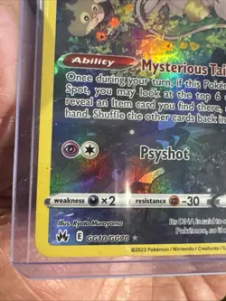 Pokemon Mew GG10/GG70 Crown Zenith Galarian Gallery Holo - Image 5
