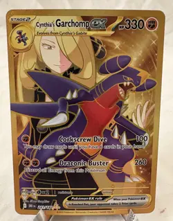 Cynthia's Garchomp ex Pokemon Destined Rivals 241/182 Hyper Rare Near Mint - Image 1