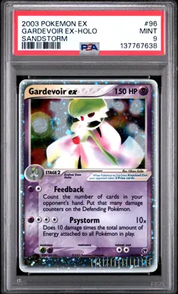 2003 POKEMON EX SANDSTORM #96 GARDEVOIR EX-HOLO PSA 9 - Image 1