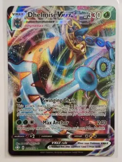 Dhelmise Vmax 010/072 Ultra Rare Full Art - 2021 Pokemon Shining Fates NM A-9 - Image 1