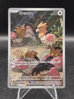 Pokemon TCG Spearow 151/132 Me01: Mega Evolution Illustration Rare Holo NM - Image 1
