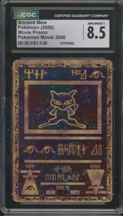 2000 Pokemon Movie Promo Ancient Mew CGC 8.5 - Image 1