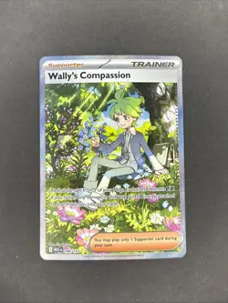 Pokemon Mega Evolution Wally’s Compassion 186/132 Special Illustration Rare NM - Image 1