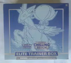 SEALED/UNOPENED Chilling Reign Elite Trainer Box (Ice Rider) Calyrex ( BLUE) - Image 1