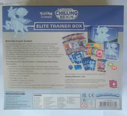 SEALED/UNOPENED Chilling Reign Elite Trainer Box (Ice Rider) Calyrex ( BLUE) - Image 2