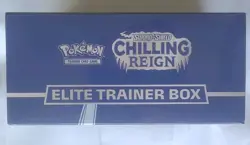 SEALED/UNOPENED Chilling Reign Elite Trainer Box (Ice Rider) Calyrex ( BLUE) - Image 3