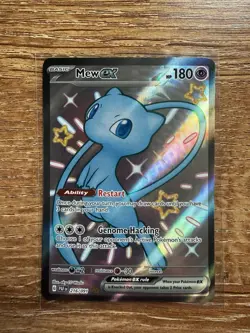 Pokemon TCG Mew EX Scarlet & Violet: Paldean Fates 216/091 Holo Shiny Ultra Rare - Image 1
