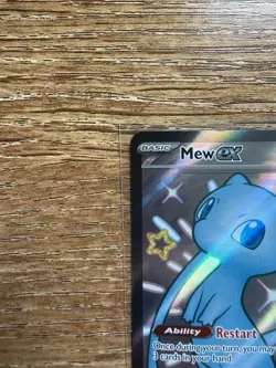 Pokemon TCG Mew EX Scarlet & Violet: Paldean Fates 216/091 Holo Shiny Ultra Rare - Image 2