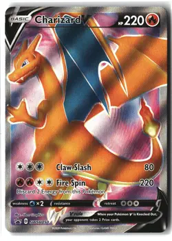 Charizard V ⭐ SWSH050 Holo Promo SWSH Black Star 2019 Pokemon NM - Image 1
