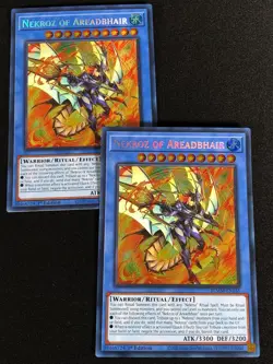 Yugioh Nekroz Of Areadbhair BLMM-EN135 1ST Secret x2 (NM) - Image 1