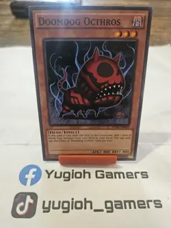 Yu-Gi-Oh Doomdog Octhros MP16 1st Edition Common Light Played - Image 1