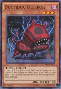 1x (LP) Doomdog Octhros - CROS-EN036 - Common - Unlimited Edition YuGiOh - Image 1