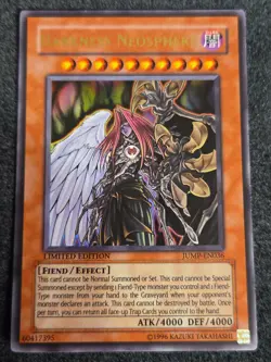 Yugioh Darkness Neosphere Limited Edition Ultra Rare JUMP-EN036 MP/LP - Image 1