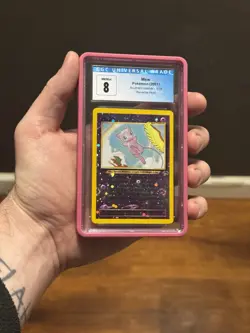 1999 Southern Islands Mew Reverse Holo Pokemon Card CGC 8 - Image 1