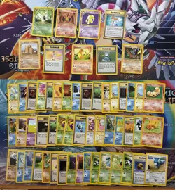 Vintage Pokemon Card Lot WOTC 49 First Edition Etc Fire Hypno Moltres - Image 1