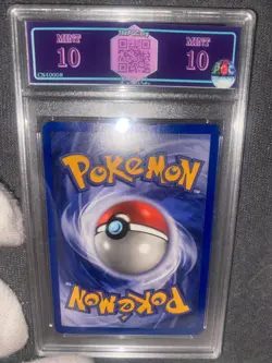 Mewtwo 10/102 Base Set Holo GRADED 10 Mint PGC Pokemon Card - Image 2