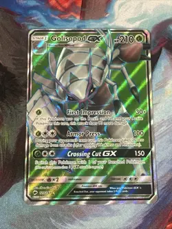 Pokemon TCG - Golisopod GX - 129/147 Ultra Rare Holo Burning Shadows Raw Card - Image 1
