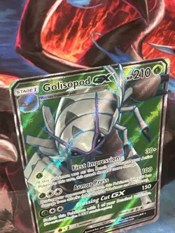 Pokemon TCG - Golisopod GX - 129/147 Ultra Rare Holo Burning Shadows Raw Card - Image 2