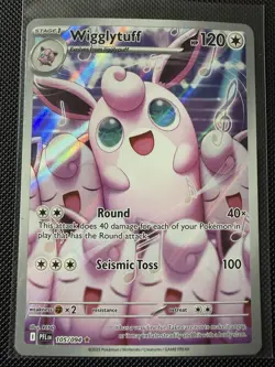 Pokemon Wigglytuff 105/094 Me02: Phantasmal Flames Illustration Rare Holo Card - Image 1