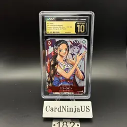 CGC PRISTINE 10 Nico Robin ST01-008 C 25th Edition Parallel ONE PIECE Card Game - Image 1