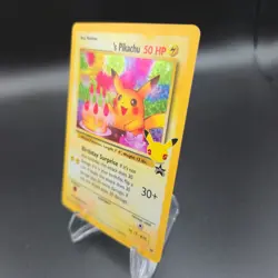 Birthday Pikachu #24 Pokemon Card - Celebrations: Black Star Promo - NM - Image 2