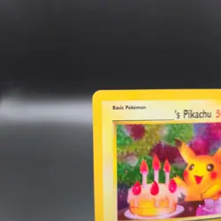 Birthday Pikachu #24 Pokemon Card - Celebrations: Black Star Promo - NM - Image 3